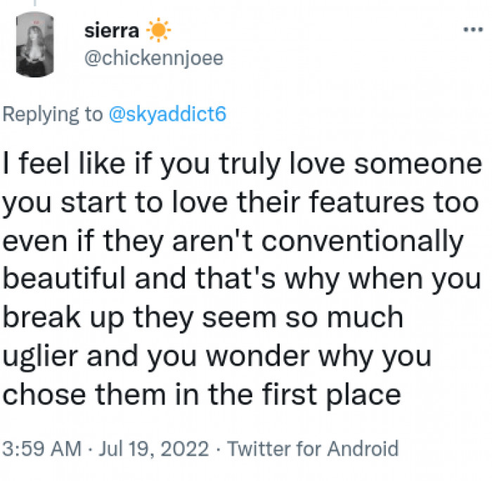 3. When you start wondering why you chose them in the first place...