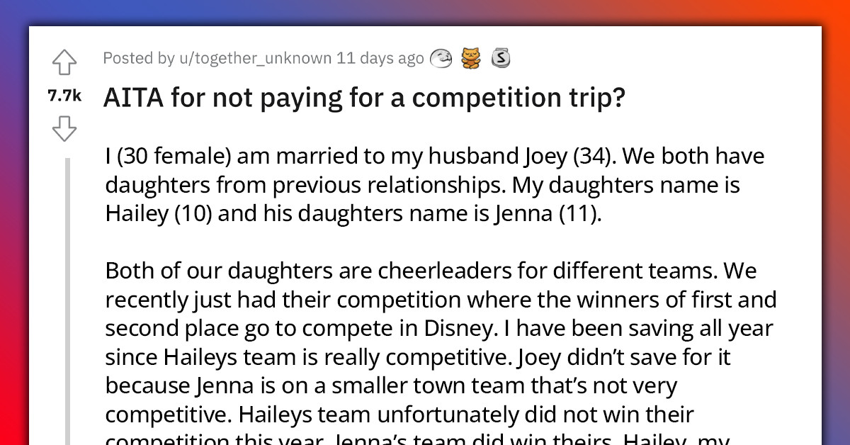 Redditor’s Husband Upset After She Refused To Spend Money She Saved For Her Daughter On His Daughter