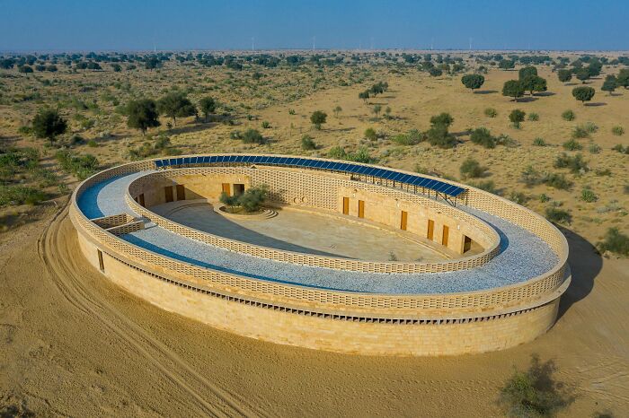 25. Desert School in Jaisalmer, India.
