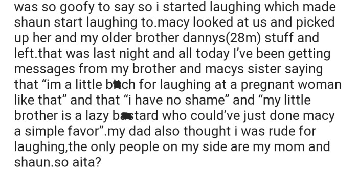 Well, OP and her brother turned the whole thing into a laugh fest, leaving her SIL feeling embarrassed