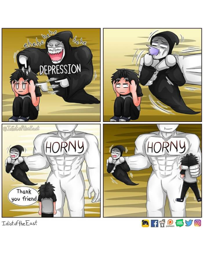 6. Depression Versus Horny
