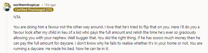 11. He's Acting Like He's Doing OP a Favor.