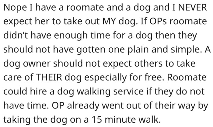 19. You shouldn't get a dog if you're too busy with work.