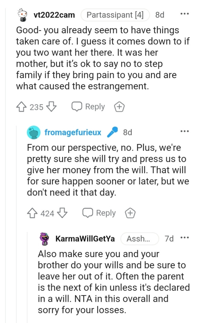 Saying no to stepfamily