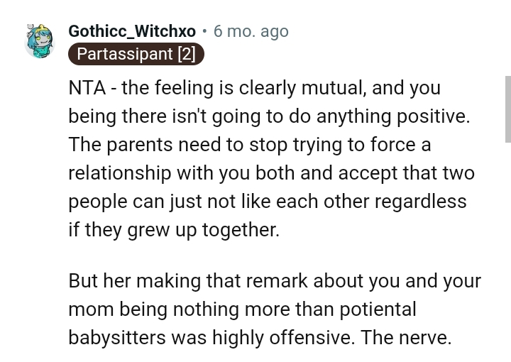 And the comments from other Redditors roll in...