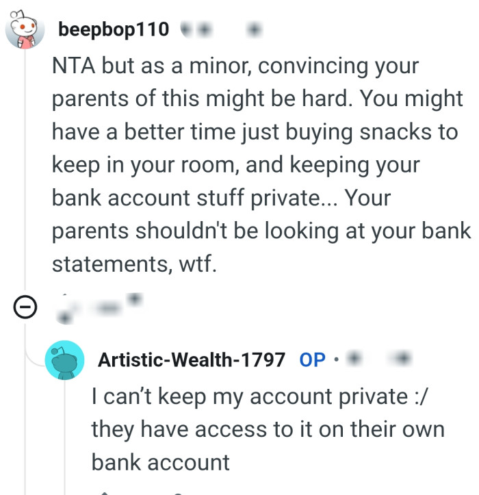 We've gathered some of the most upvoted comments from other Redditors for you to read through below
