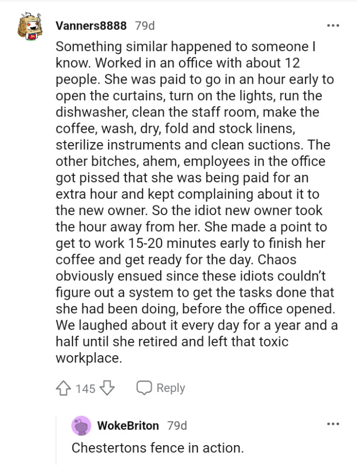This Redditor has a similar story to share