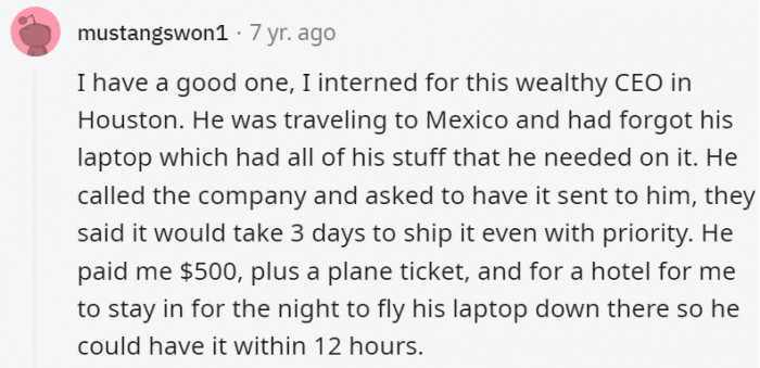 14. Those must have been some pretty important files