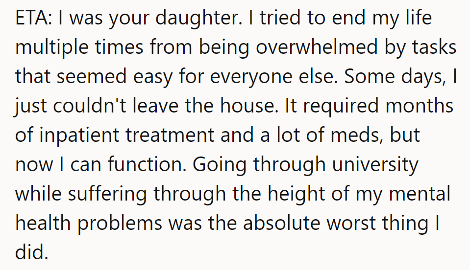 University with mental health on the rocks? Two thumbs down.