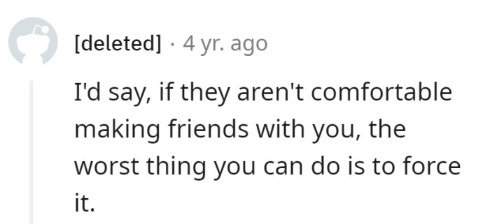 If they're not into the friendship plotline, pushing it is like trying to make a cat fetch—unlikely to end well.
