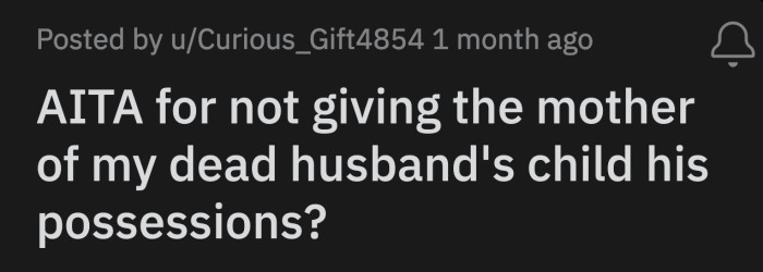 Her husband's brothers would have killed him twice if it were possible, said OP