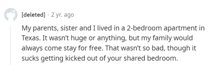 All for so-called hospitality.