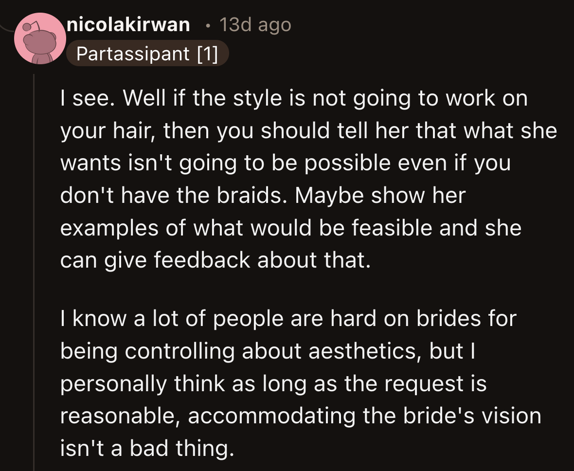 OP should talk to the bride directly. It would clarify the situation before it becomes unnecessary drama.
