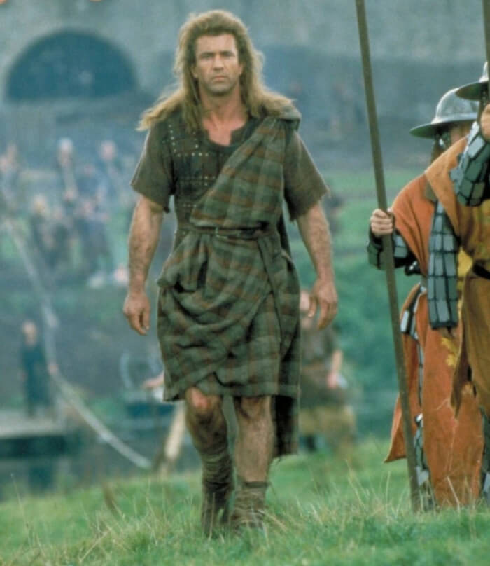 6. Anyone who has watched Braveheart is aware that the Scots wore kilts. But it took another 300 years before kilts were even invented.