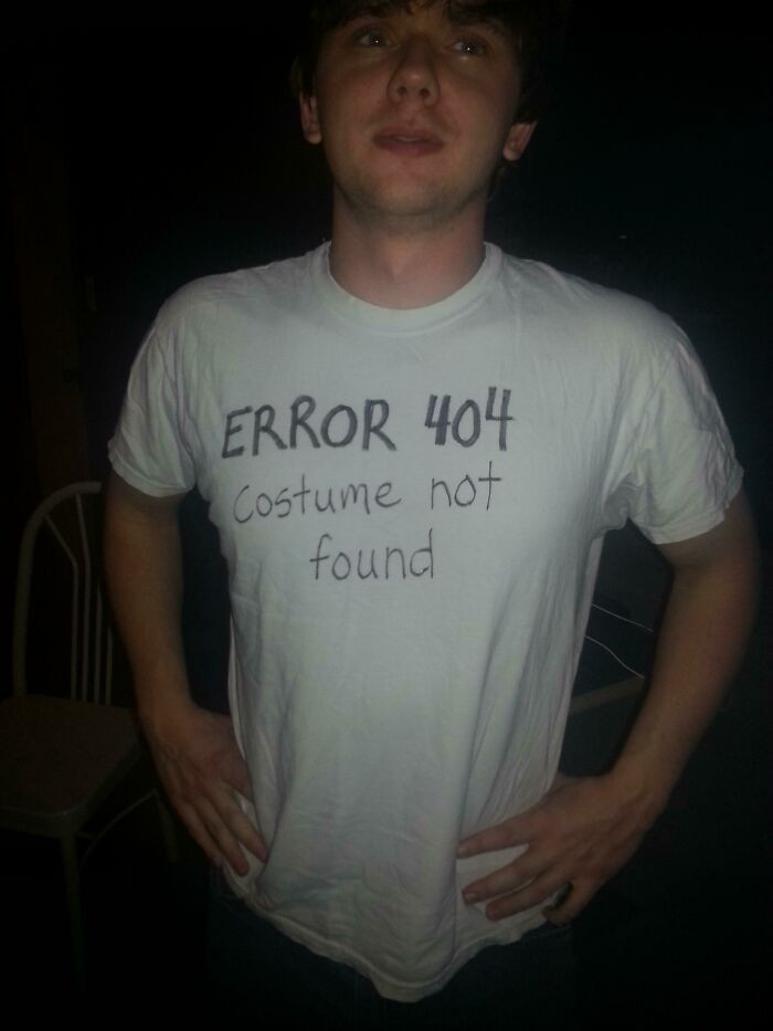 4. My Buddy's Super Lazy Halloween Costume