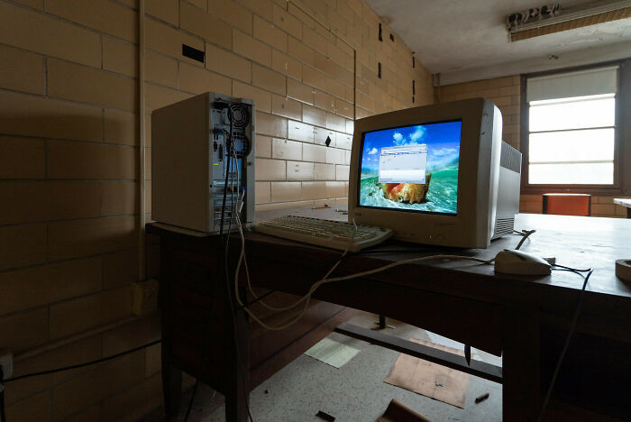 "We Found A Working Computer In An Abandoned Hospital"