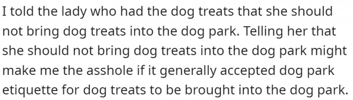 OP has offered the following explanation for why they think they might be the asshole: