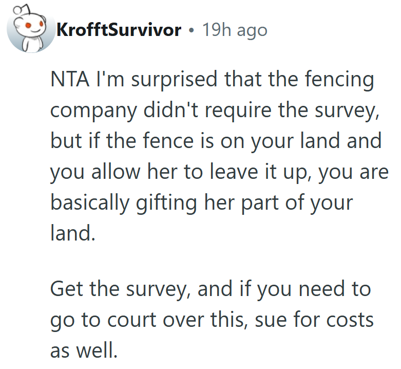 A fence today, a “gifted” yard tomorrow — property law has no room for generosity.
