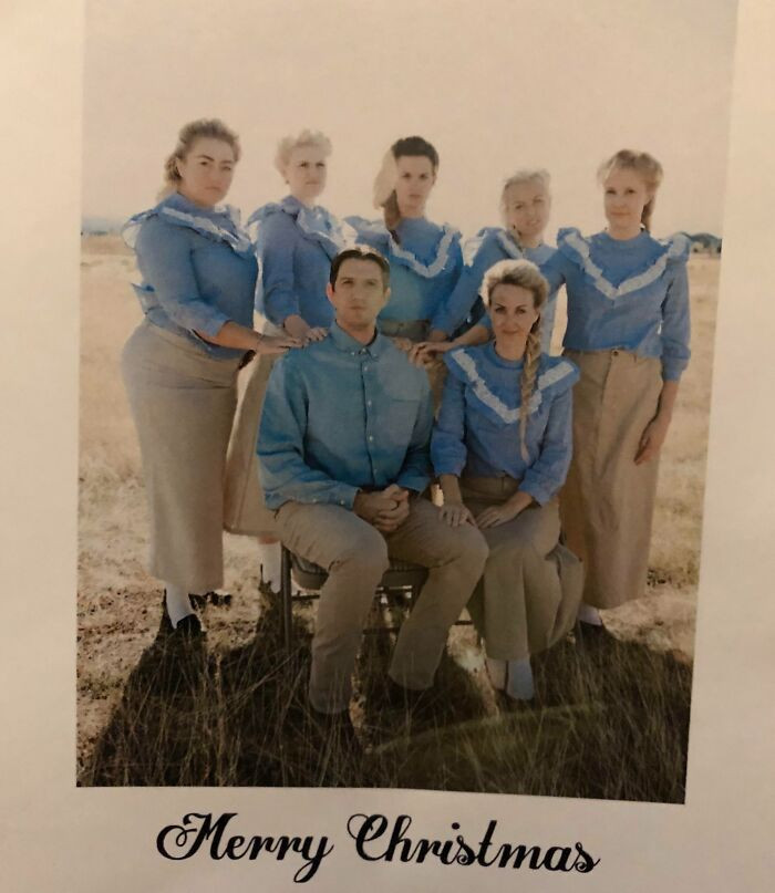 "My Mormon Coworker Finds It Funny When People Ask If He Has Multiple Wives (He Doesn’t). For His Christmas Card This Year, He Decided To Prank Everyone"