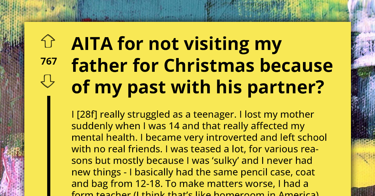 Redditors Support Woman Who Refuses To Visit Her Dad For Christmas Because Of What His Partner Did To Her In The Past