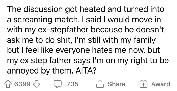 OP was unsure whether she reacted appropriately, so she decided to consult with the Reddit community.