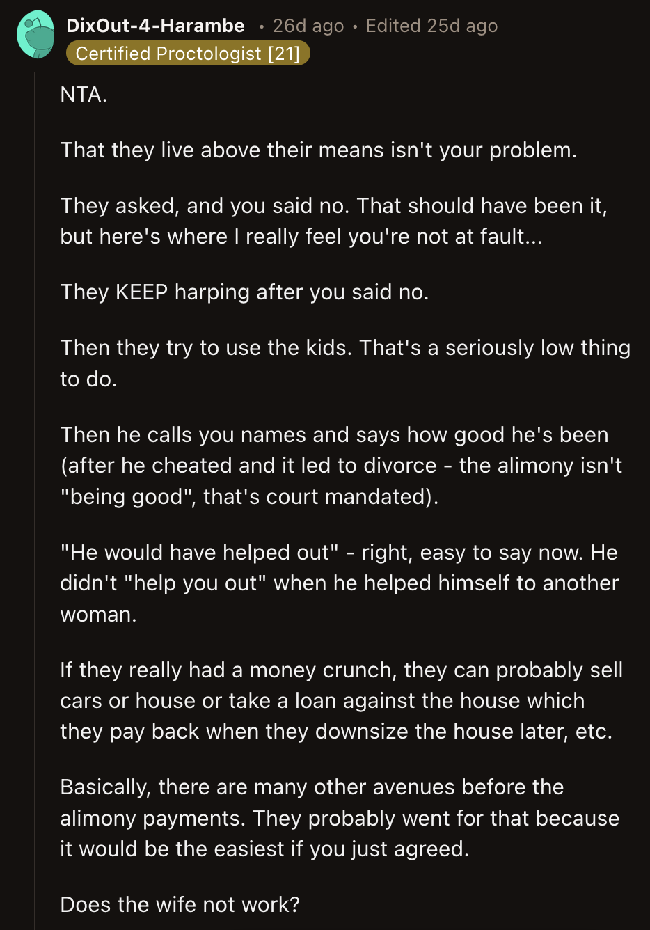 Okay, let's say they were desperate enough to ask OP to consider their proposal. Can't fault them for trying. They should have stopped when she declined. The further pressure was shady.