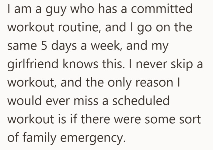 From the start, he makes it clear how central this habit is to his life. The tone suggests structure comes before spontaneity.