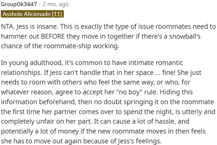 Springing such restrictions on a roommate without prior notice is unfair and can cause significant inconvenience and financial burdens if the new roommate feels compelled to move out