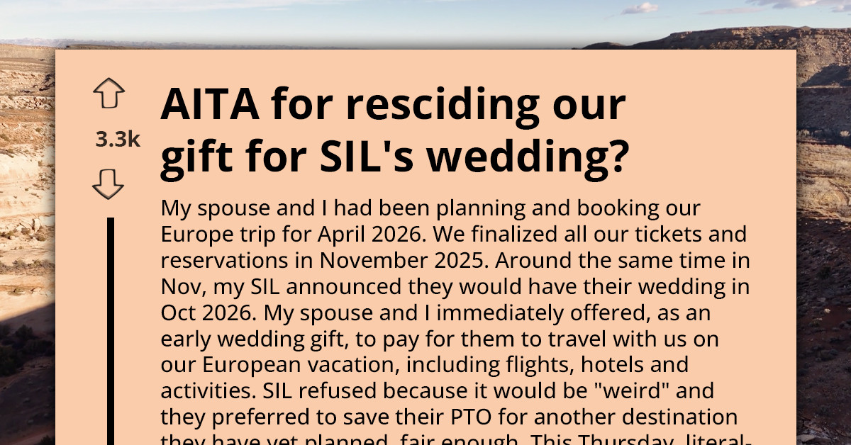 This Couple’s Generous Gift Backfired In The Most Awkward Way Possible — Now Their Whole Family Is Divided