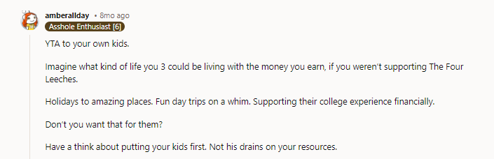 YTA because you have made yourself a fu**ing doormat. Throw his ass out. Shame on you for putting up with this sh*t. Show yourself some self-respect.