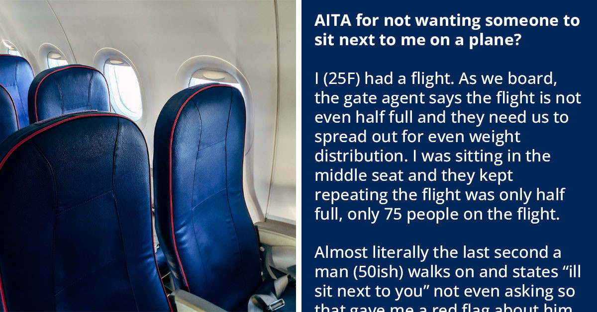 Redditor Shares How Man Insisted on Sitting Next to Her on a Half-Empty Flight; Other Women Share Their Scary Experiences