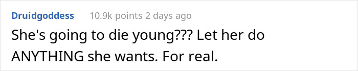 Let her do what she wants