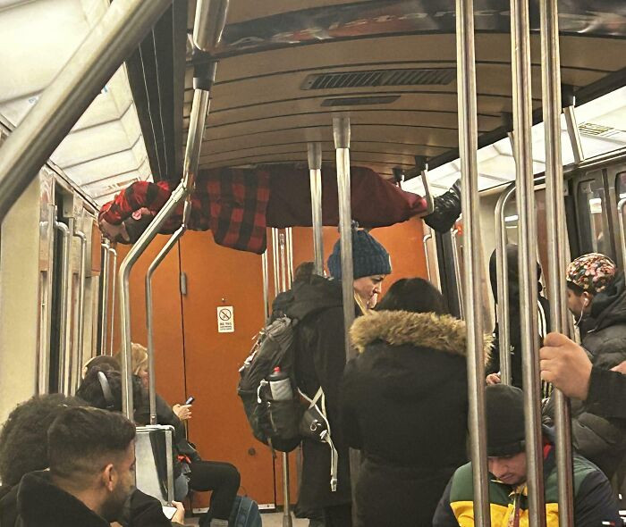 "This Guy Just Hanging Out In Montreal"