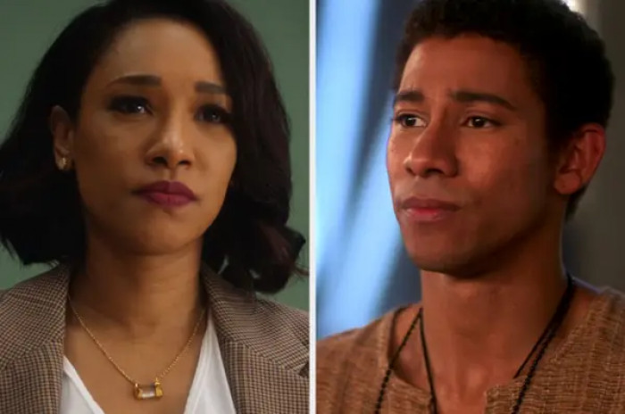 3. Iris (Candice Patton) and Wally West (Keiynan Lonsdale) from The Flash