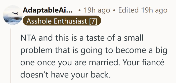 It voices a deeper worry about support once the stress of planning turns into everyday life.