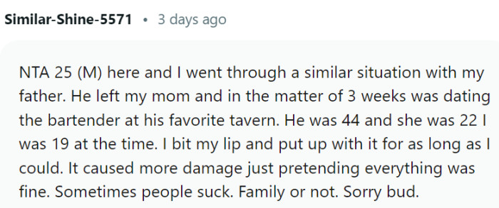 Redditors feel for OP