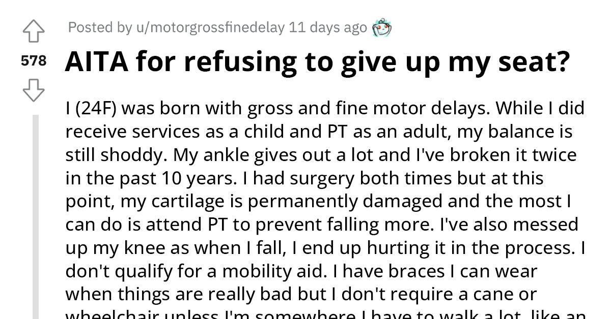 Lady Whose Disability Is Not Noticeable Refuses to Give Up Her Bus Seat to an Elderly Woman