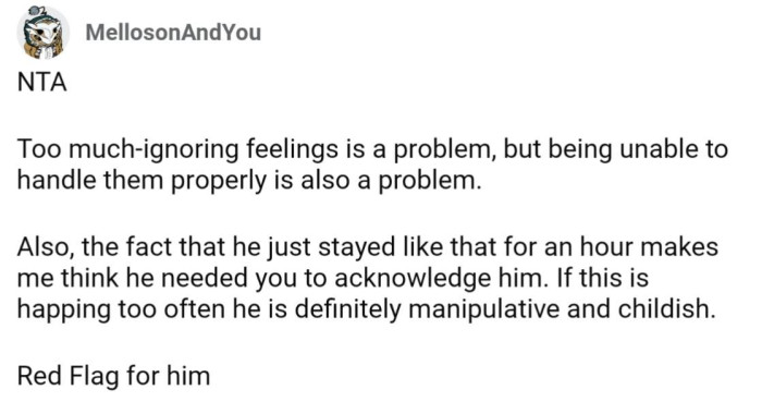 His attempts at manipulation is another red flag