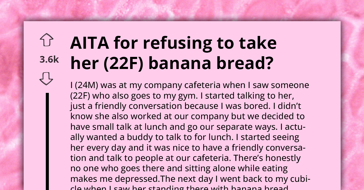 Redditor Called Out By Furious Colleague For Not Wanting To Try Her Banana Bread