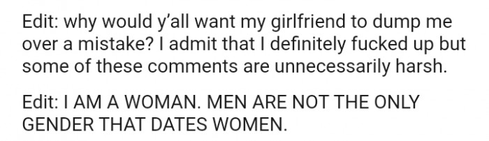 The OP added an edit later on