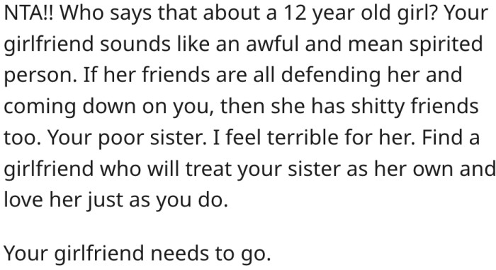 11. He needs to get a new girlfriend.