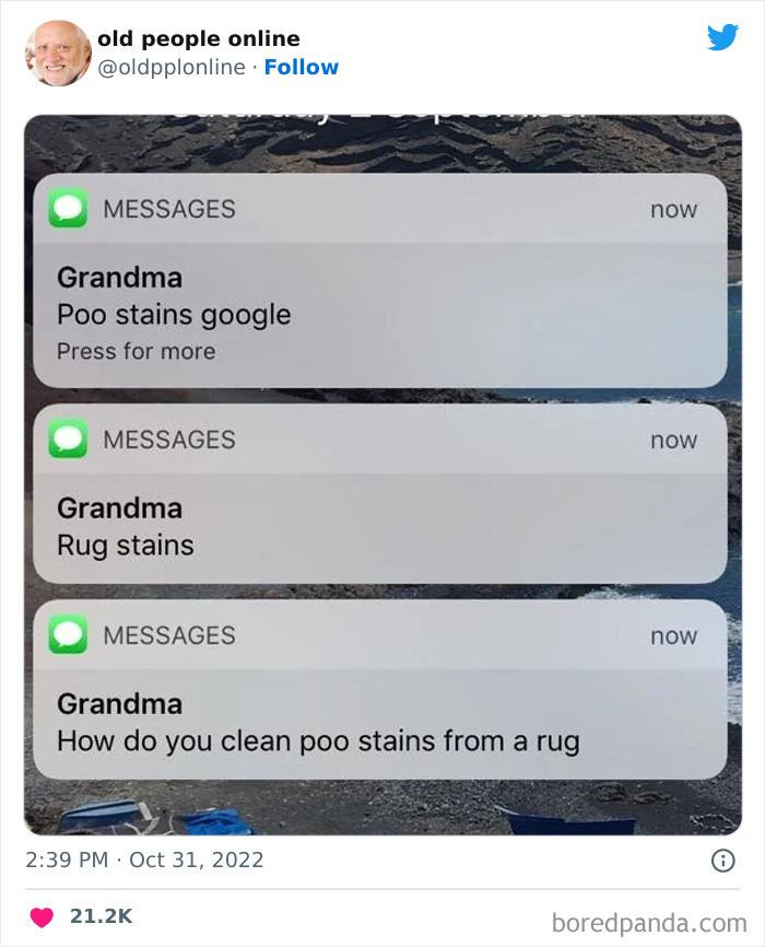 25. It's in your messages, Grandma.