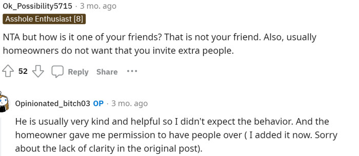 Some comments said that they felt like her 