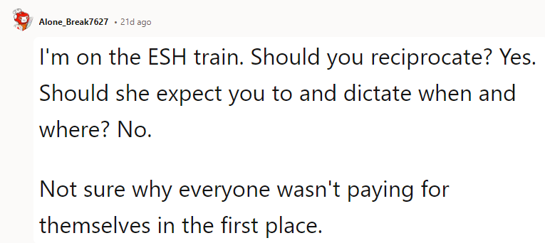 Not sure why everyone wasn't paying for themselves in the first place.