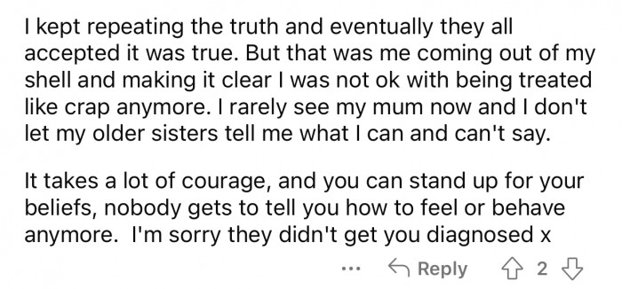 The truth is eventually accepted with time.