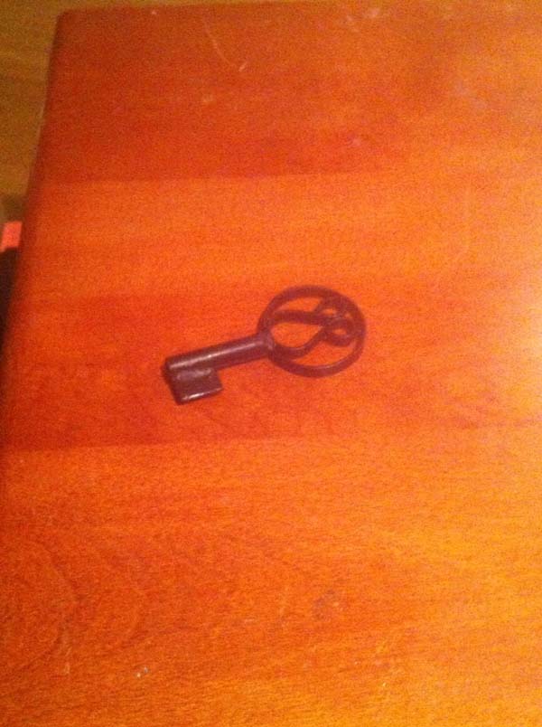 They also found a small key that they have no idea where it goes to, but it goes to something.