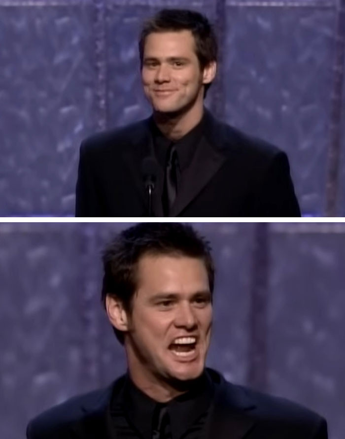 Jim Carrey’s Over-The-Top Presentation (1999)