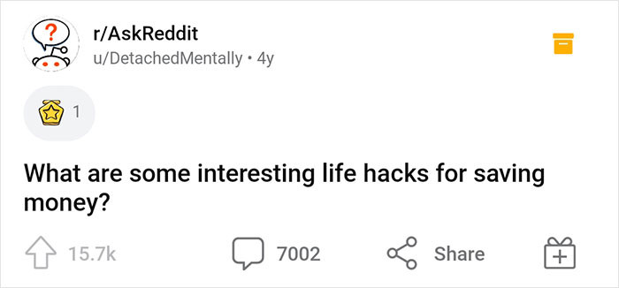 Here's the original post by Reddit user u/DetachedMentally: