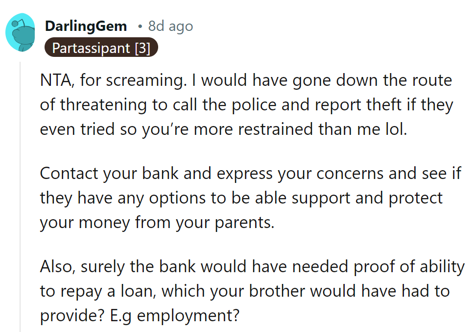 She's cooler than dialing 911! Bank talk: Shield the cash!