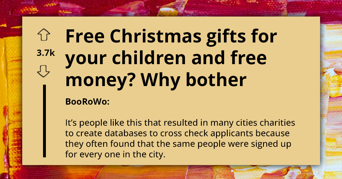 Ungrateful Parent Blasts Community Donation Drive As They Were Unsatisfied With The Presents They Received For Their Kids, Say It Isn't Enough